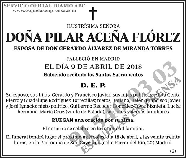 Pilar Aceña Flórez